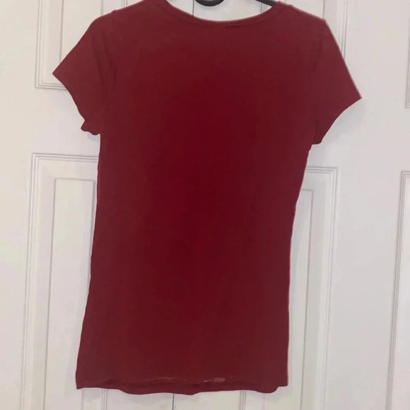 Hollister red womens T-shirt  Sz S - Picture 5 of 11